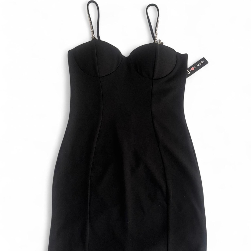 Justify Black Diamond Mini Dress